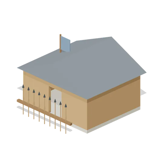 Militia Barracks (Medieval RTS Faction Buildings)