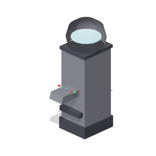 Slot Cabinet (Round Top) (Casino Floor and Back Rooms)