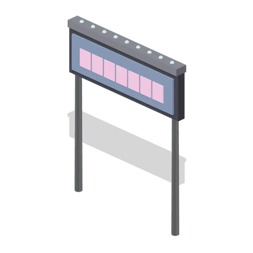 Jackpot Sign Board (Casino Floor and Back Rooms)