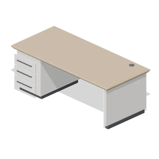 Executive desk with modesty panel (Downtown Office Interiors)