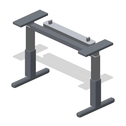 Height-adjustable desk frame (Downtown Office Interiors)