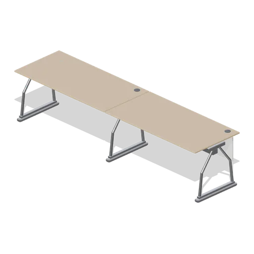 Bench desk, two positions (Downtown Office Interiors)