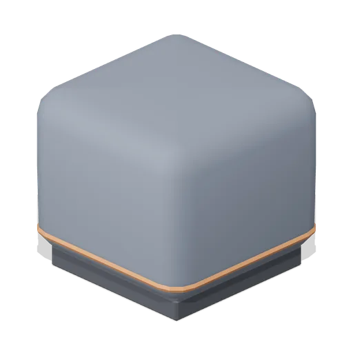 Upholstered ottoman cube (Downtown Office Interiors)