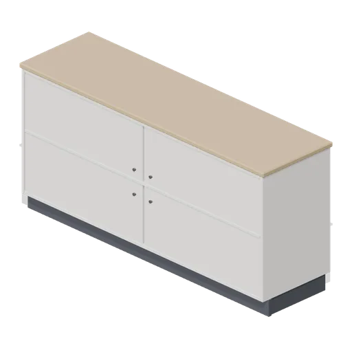 Two-door office credenza (Downtown Office Interiors)