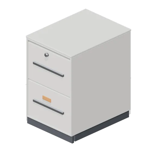 Filing cabinet, two drawer (Downtown Office Interiors)