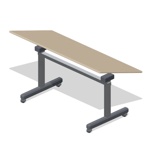 Folding flip-top table (Downtown Office Interiors)