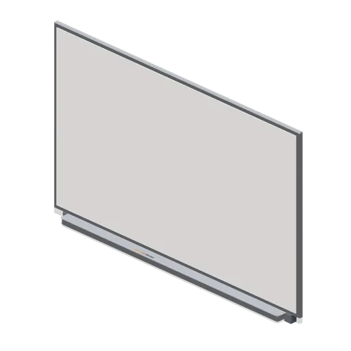 Wall-mounted whiteboard (Downtown Office Interiors)
