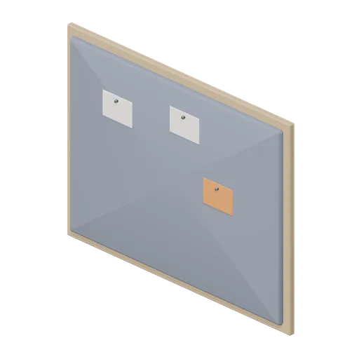 Felt pinboard panel (Downtown Office Interiors)