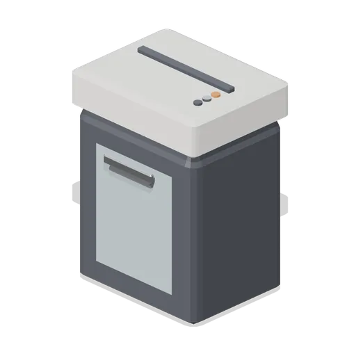 Cross-cut shredder (Downtown Office Interiors)