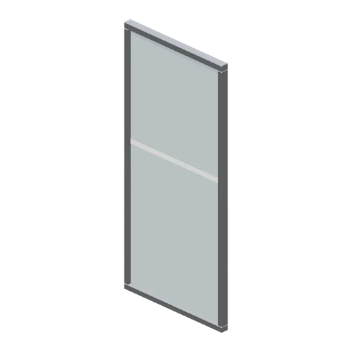 Glazed partition module, 1.2 m (Downtown Office Interiors)