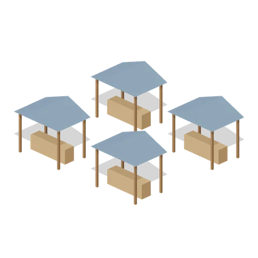 Market Square (Medieval RTS Faction Buildings)