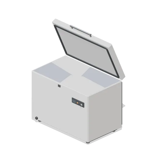 Chest freezer, lid open (Home Appliances and Utility Room)