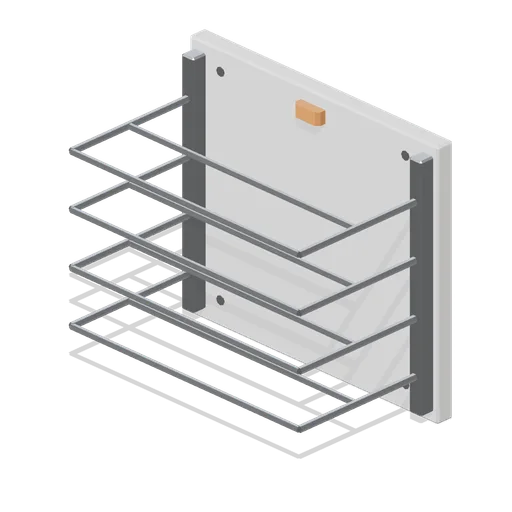 Wall mounted drying rack (Home Appliances and Utility Room)