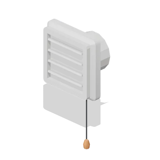 Wall extractor fan 100 mm (Home Appliances and Utility Room)