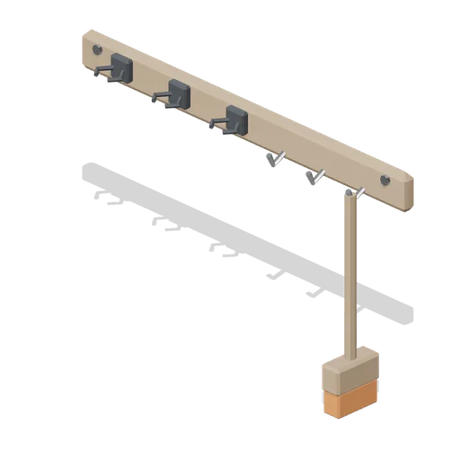 Wall mounted tool rail (Home Appliances and Utility Room)