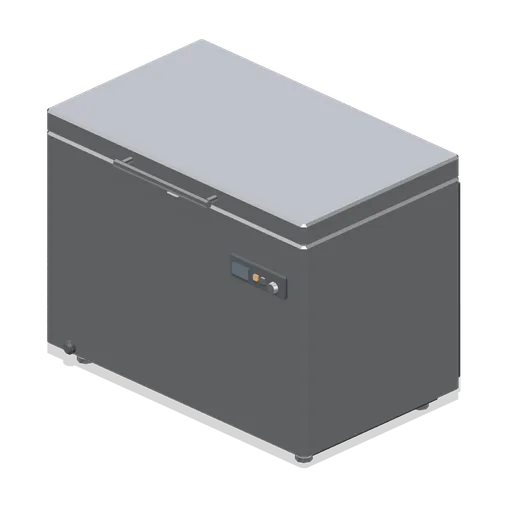 Chest freezer 1.1 m, stainless (Home Appliances and Utility Room)