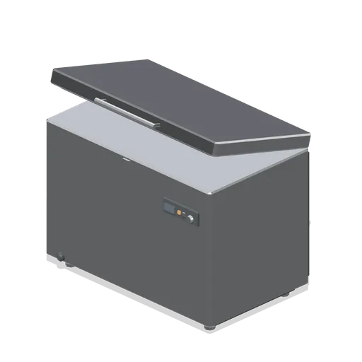 Chest freezer 1.1 m, stainless (Home Appliances and Utility Room)