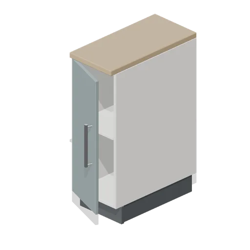 Kitchen base unit 300 (Fitted Kitchen and Bathroom Builder)