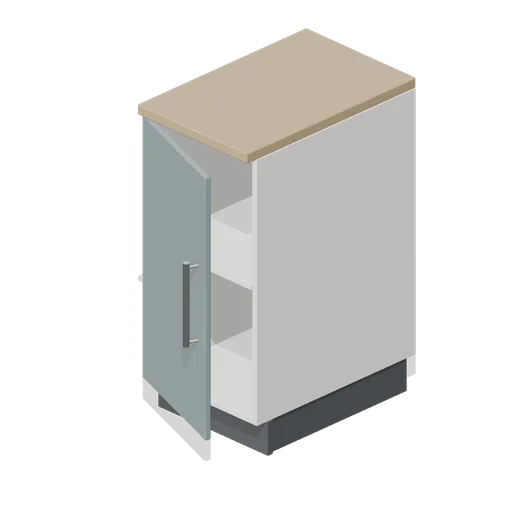 Kitchen base unit 400 (Fitted Kitchen and Bathroom Builder)