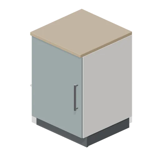 Kitchen base unit 600 (Fitted Kitchen and Bathroom Builder)