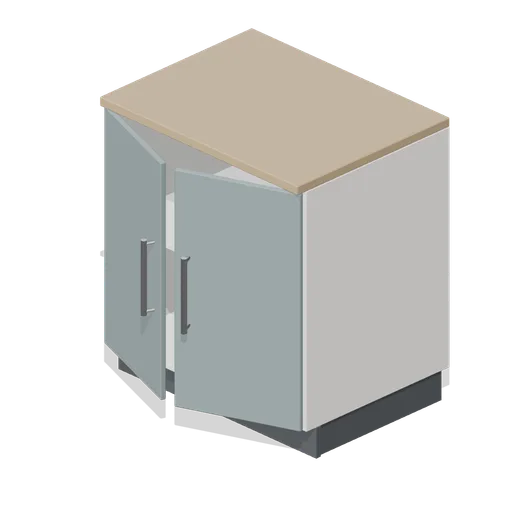 Kitchen base unit 800 (Fitted Kitchen and Bathroom Builder)