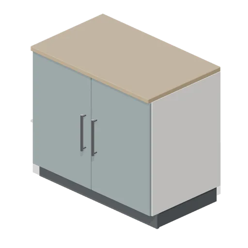Kitchen base unit 1000 (Fitted Kitchen and Bathroom Builder)