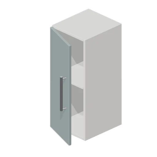 Kitchen wall unit 300 (Fitted Kitchen and Bathroom Builder)
