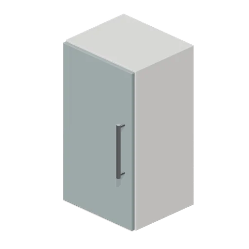 Kitchen wall unit 400 (Fitted Kitchen and Bathroom Builder)