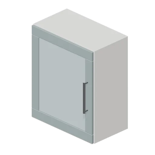 Kitchen glazed wall unit 600 (Fitted Kitchen and Bathroom Builder)