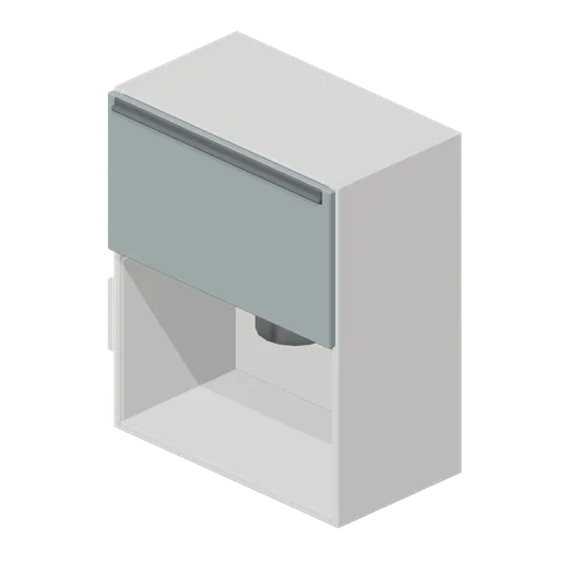 Kitchen extractor housing wall unit 600 (Fitted Kitchen and Bathroom Builder)