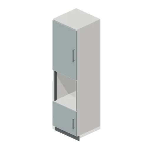 Kitchen single oven housing 600 (Fitted Kitchen and Bathroom Builder)