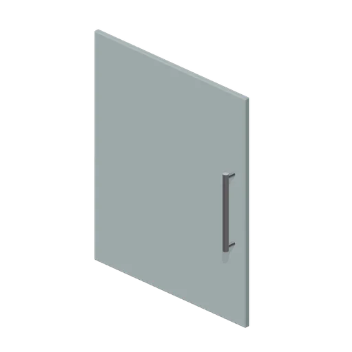 Flat slab door front 600 (Fitted Kitchen and Bathroom Builder)