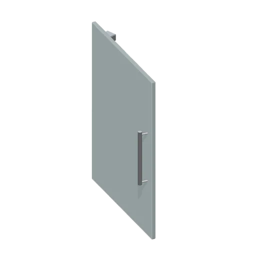 Flat slab door front 600 (Fitted Kitchen and Bathroom Builder)