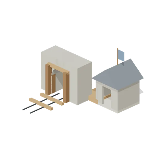 Mine Entrance Upgraded (Medieval RTS Faction Buildings)