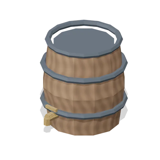 Lantern Watch Staved Rain Barrel