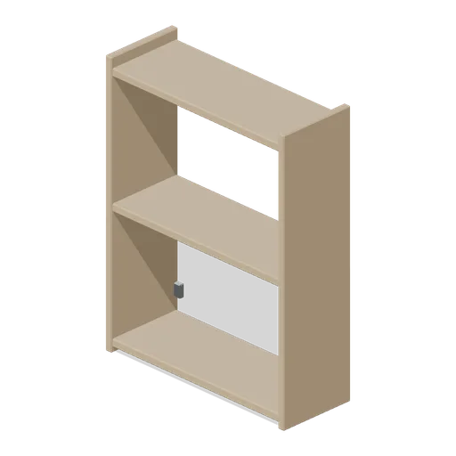 Kitchen open shelving stack (Fitted Kitchen and Bathroom Builder)