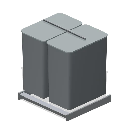 Kitchen bin pull out 600 (Fitted Kitchen and Bathroom Builder)