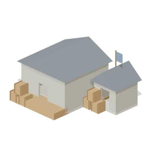 Warehouse Upgraded (Medieval RTS Faction Buildings)