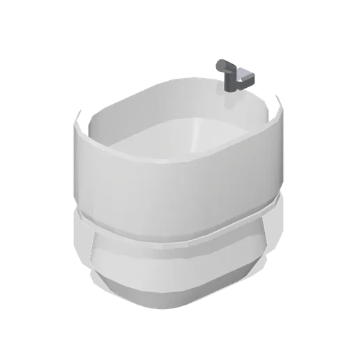 Floor standing bidet (Fitted Kitchen and Bathroom Builder)