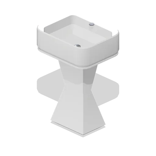 Pedestal basin 560 (Fitted Kitchen and Bathroom Builder)