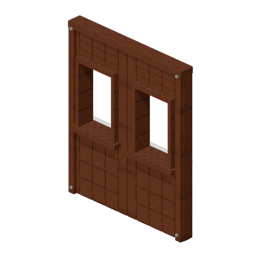 Wall Double Window (Modular Survival Base Builder)