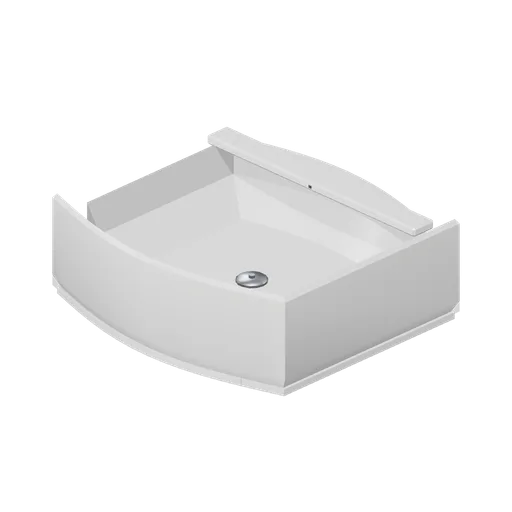 Semi recessed basin 560 (Fitted Kitchen and Bathroom Builder)