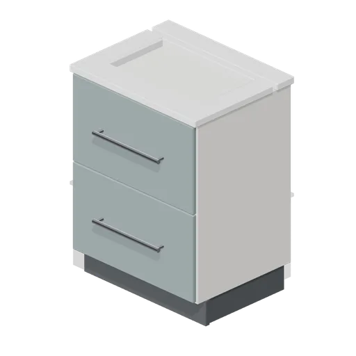 Bathroom vanity unit 600 (Fitted Kitchen and Bathroom Builder)