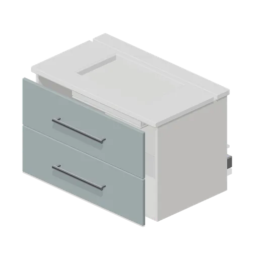 Bathroom wall hung vanity 800 (Fitted Kitchen and Bathroom Builder)