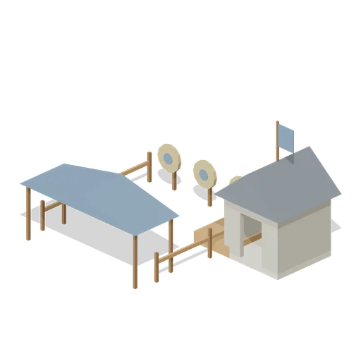 Archery Range Upgraded (Medieval RTS Faction Buildings)