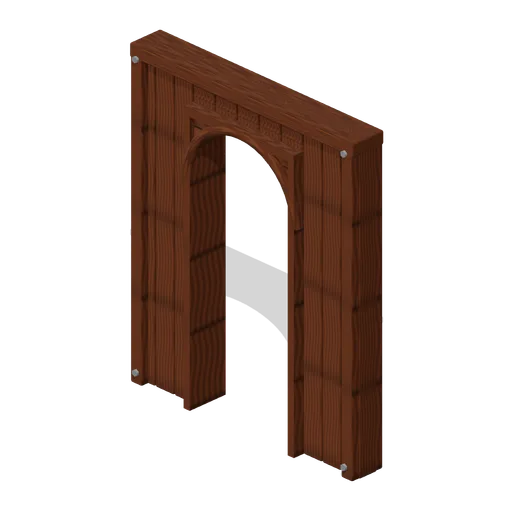 Wall Arched Doorway (Modular Survival Base Builder)