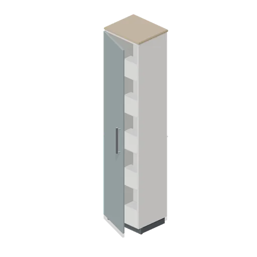 Bathroom tall cabinet 400 (Fitted Kitchen and Bathroom Builder)