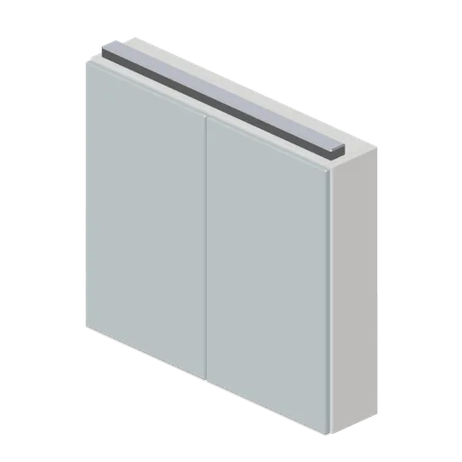 Bathroom mirror cabinet 800 (Fitted Kitchen and Bathroom Builder)