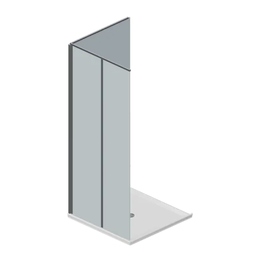 Square shower enclosure 900 (Fitted Kitchen and Bathroom Builder)