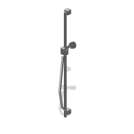 Shower riser rail and handset (Fitted Kitchen and Bathroom Builder)
